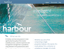 Tablet Screenshot of harboursa.com